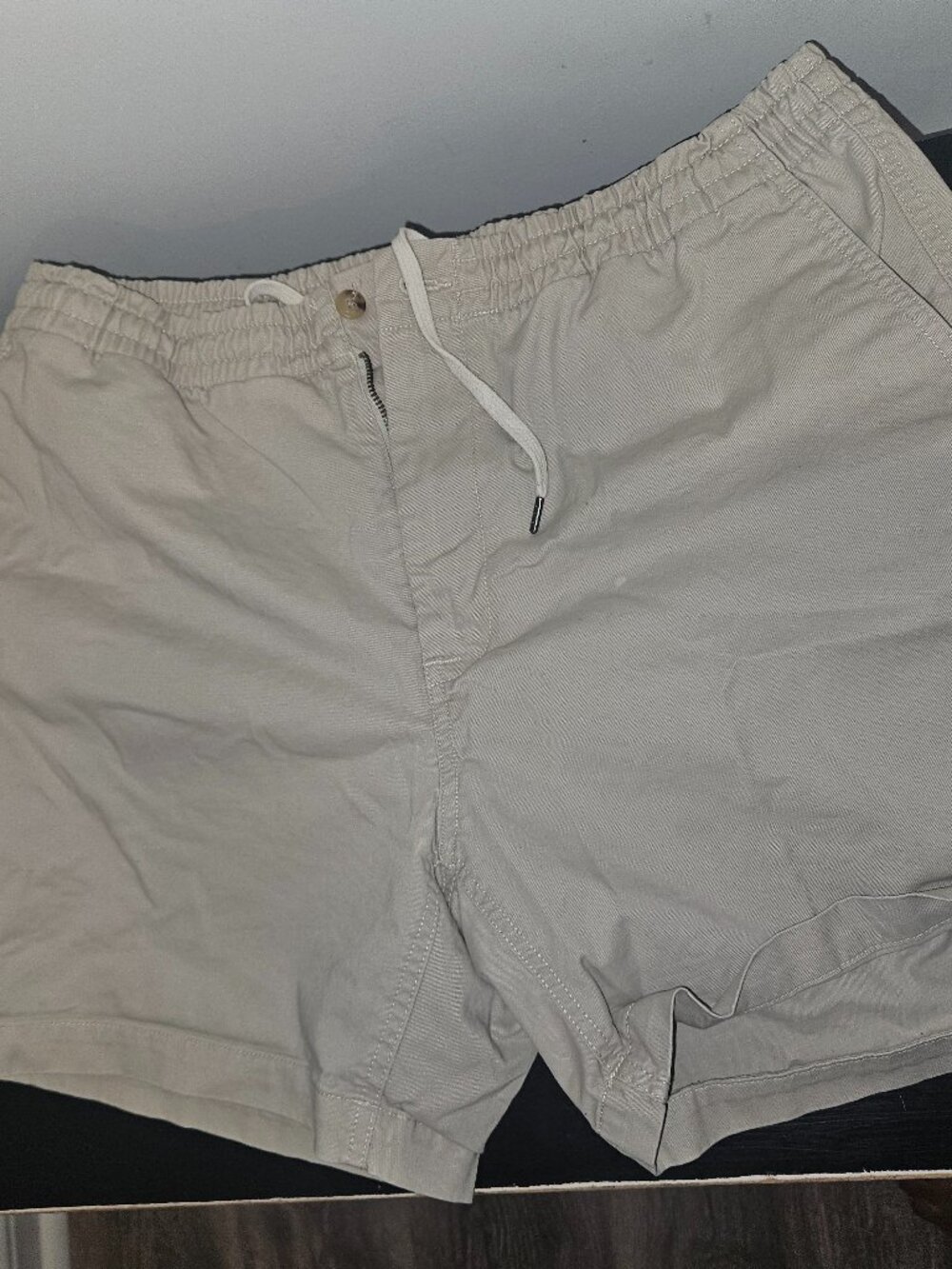 Polo Ralph Lauren Mens Beige Khaki Stretch Classic Fit Shorts